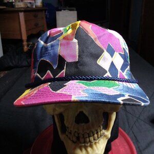 Deadstock Vintage Abstract Geometric Snap Trucker Hat Cap